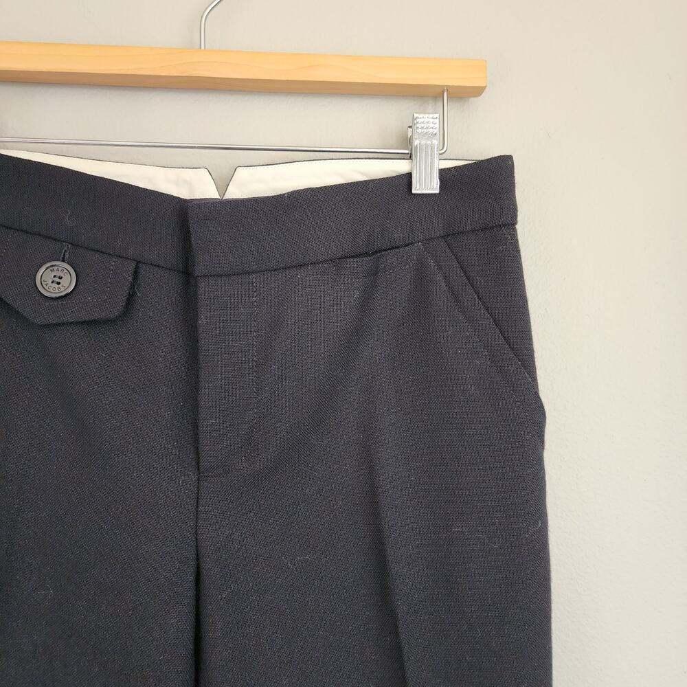 Marc Jacobs 100% Wool Black Mid-Rise Dress Trouser Pants Women's Size 8 - Picture 13 of 13